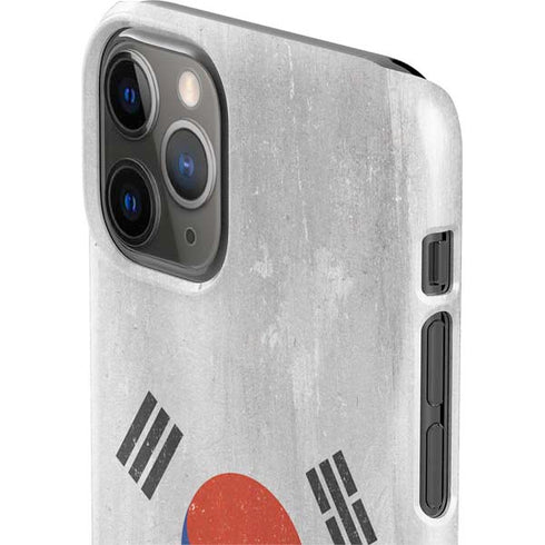 South Korean Flag Distressed iPhone 11 Pro Lite Case