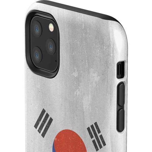 South Korean Flag Distressed iPhone 11 Pro Max Impact Case