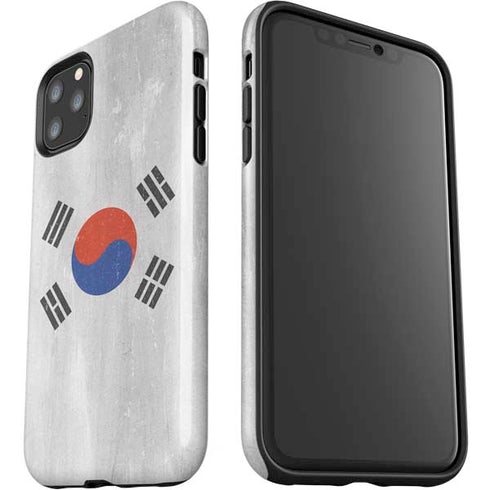 South Korean Flag Distressed iPhone 11 Pro Max Impact Case