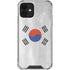 South Korean Flag Distressed iPhone 12 Clear Case
