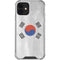 South Korean Flag Distressed iPhone 12 Mini Clear Case