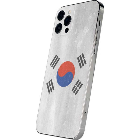 South Korean Flag Distressed iPhone 12 Pro Max Skin