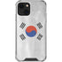 South Korean Flag Distressed iPhone 13 Clear Case