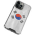 South Korean Flag Distressed iPhone 13 Pro Clear Case