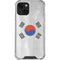 South Korean Flag Distressed iPhone 14 Clear Case