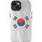 South Korean Flag Distressed iPhone 15 Plus Impact Case