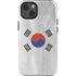 South Korean Flag Distressed iPhone 15 Impact Case