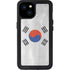 South Korean Flag Distressed iPhone 15 Plus Waterproof Case