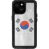 South Korean Flag Distressed iPhone 15 Waterproof Case