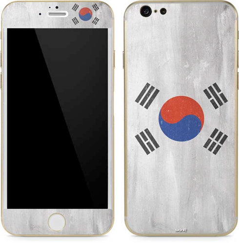 South Korean Flag Distressed iPhone 6/6s Skin