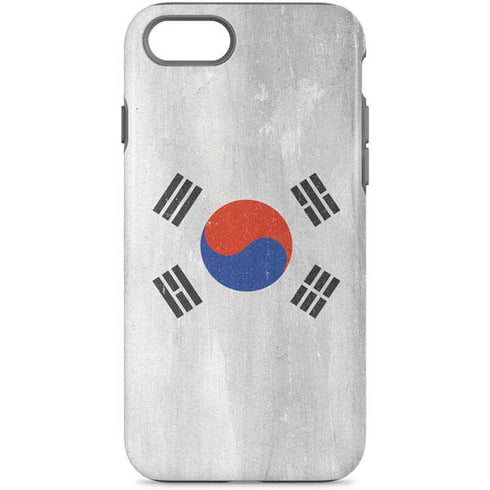 South Korean Flag Distressed iPhone 7 Pro Case
