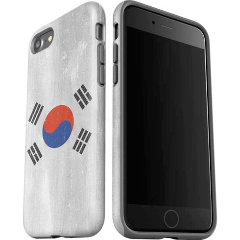 South Korean Flag Distressed iPhone SE (2nd & 3rd Gen) Pro Case