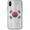South Korean Flag Distressed iPhone X Skin
