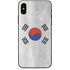 South Korean Flag Distressed iPhone X Skin
