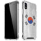 South Korean Flag Distressed iPhone XR Clear Case