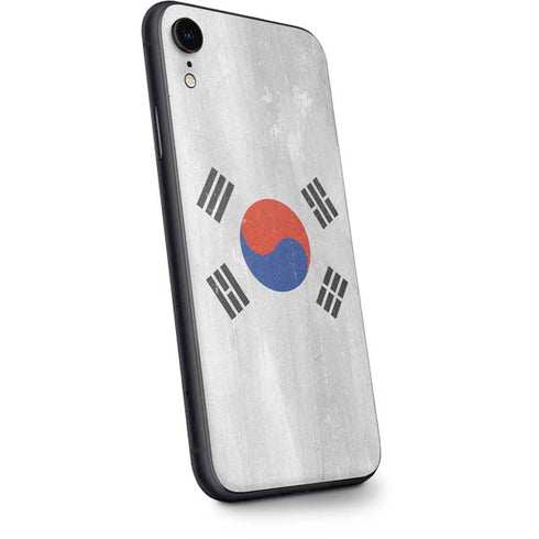 South Korean Flag Distressed iPhone XR Skin