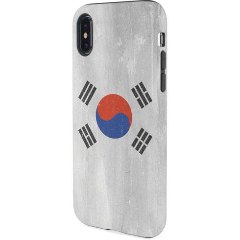 South Korean Flag Distressed iPhone XS Pro Case