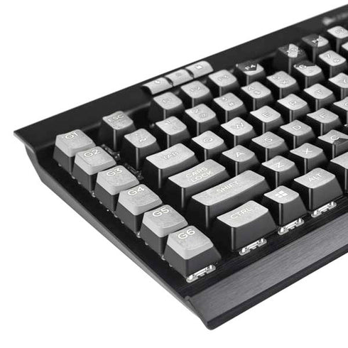 South Korean Flag Distressed K95 RGB PLATINUM Mechanical Gaming Keyboard Skin