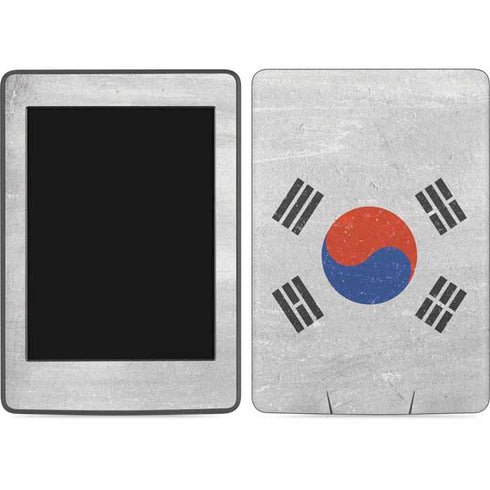 South Korean Flag Distressed Amazon Kindle Skin