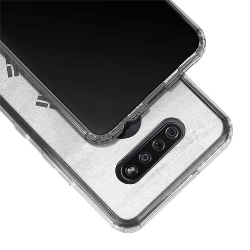 South Korean Flag Distressed LG K51/Q51 Clear Case