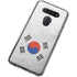 South Korean Flag Distressed LG K51/Q51 Clear Case
