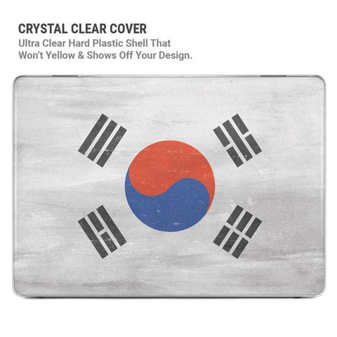 South Korean Flag Distressed MacBook Air 15in (2023-2025) Case plus Skin