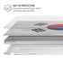 South Korean Flag Distressed MacBook Air 15in (2023-2025) Case plus Skin