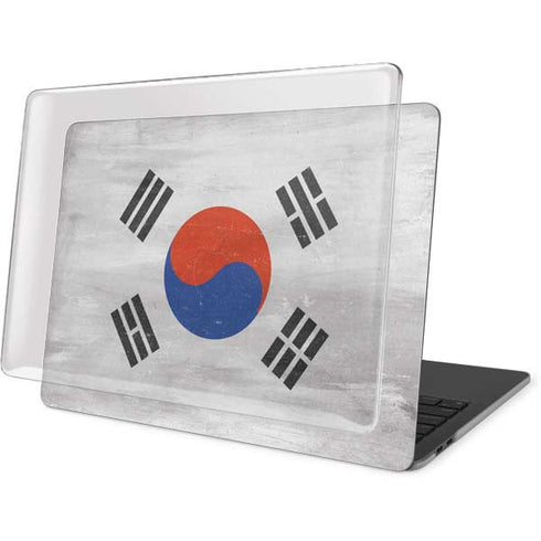 South Korean Flag Distressed MacBook Pro 16in (2019-20) Case plus Skin