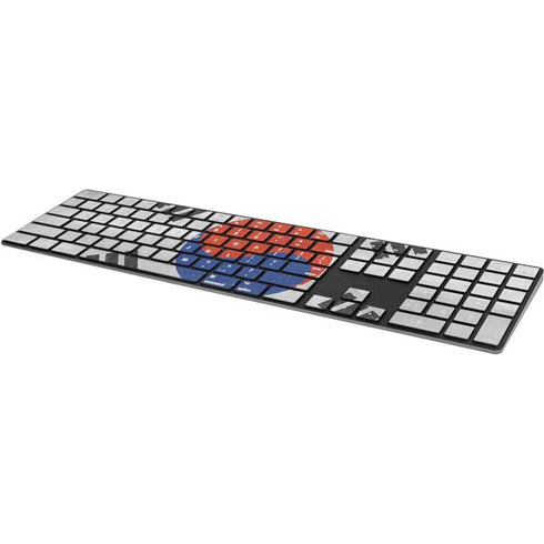South Korean Flag Distressed Magic Keyboard with Numeric Keypad Skin