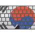 South Korean Flag Distressed Magic Keyboard with Numeric Keypad Skin