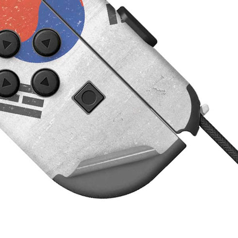 South Korean Flag Distressed Nintendo Joy-Con (L/R) Controller Skin
