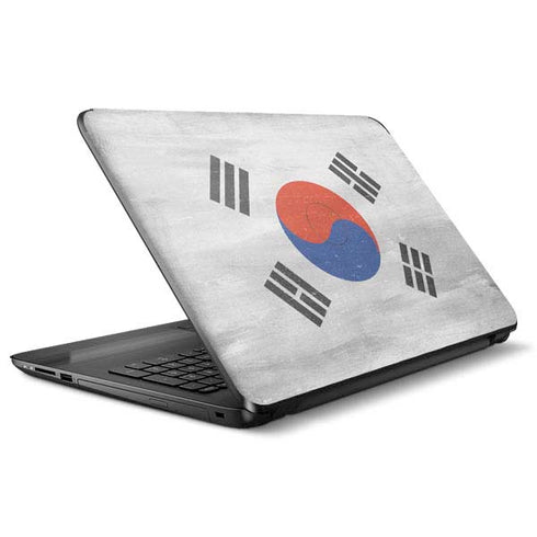South Korean Flag Distressed HP Notebook Skin
