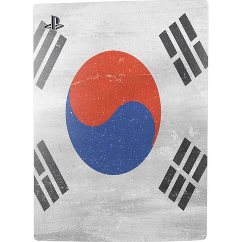 South Korean Flag Distressed PS5 Console Skin