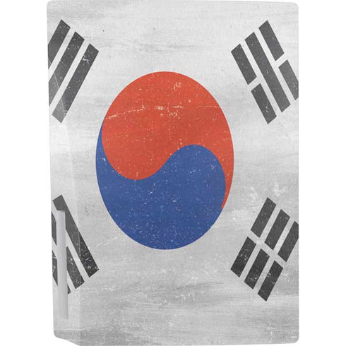 South Korean Flag Distressed PS5 Console Skin