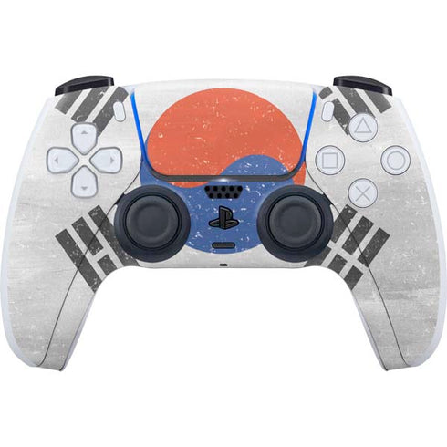 South Korean Flag Distressed PS5 Controller Skin