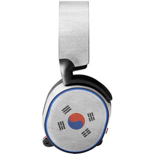 South Korean Flag Distressed SteelSeries Arctis 5 Skin