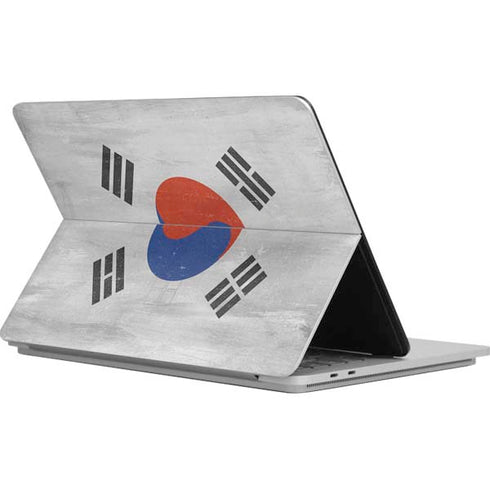 South Korean Flag Distressed Surface Laptop Studio Skin
