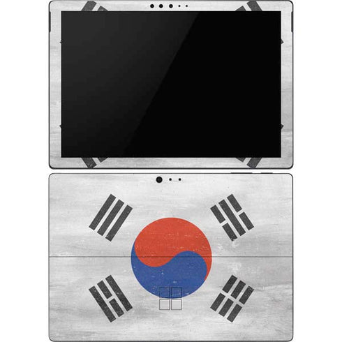 South Korean Flag Distressed Surface Pro 6 Skin