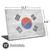 South Korean Flag Distressed Universal Laptop 15in (12.2 x 8.8in) Skin
