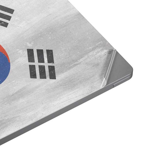 South Korean Flag Distressed Universal Laptop 18in (14.6 x 10.6in) Skin