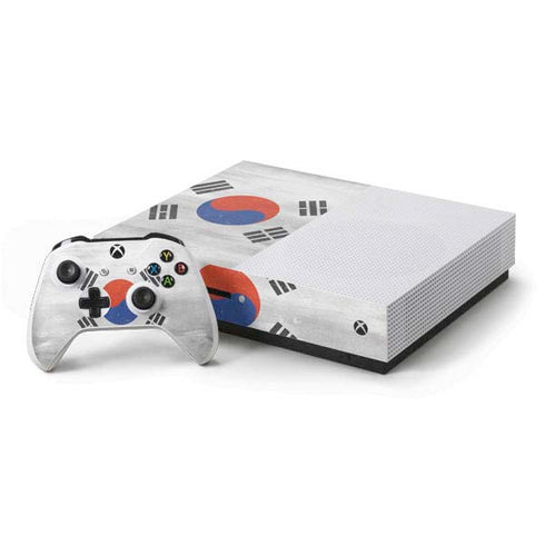 South Korean Flag Distressed Xbox One Skins