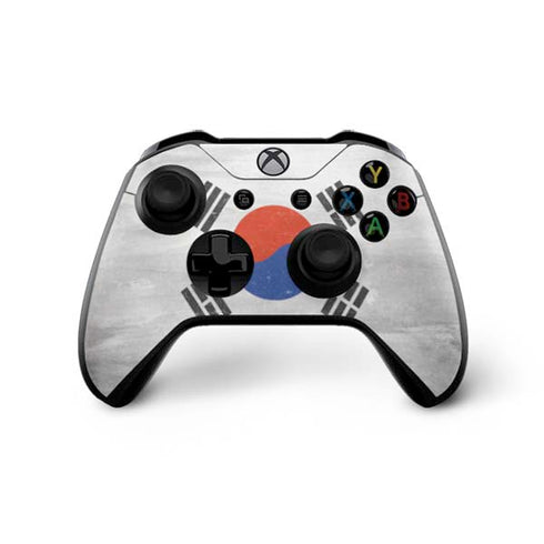 South Korean Flag Distressed Xbox One X Controller Skin