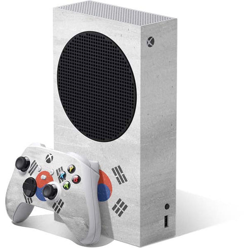 South Korean Flag Distressed Xbox Series S Skins