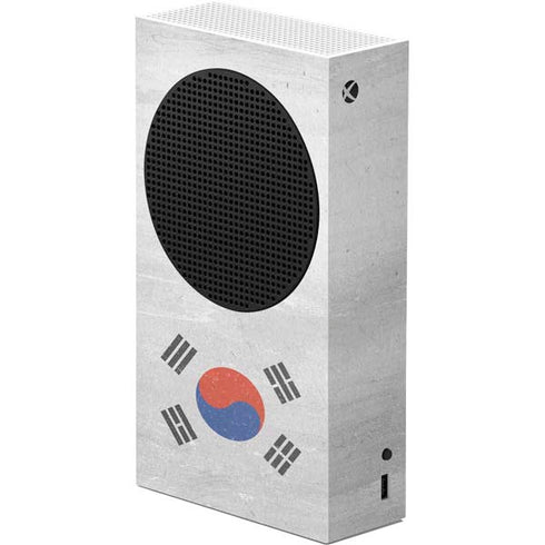 South Korean Flag Distressed Xbox Series S Console Skin