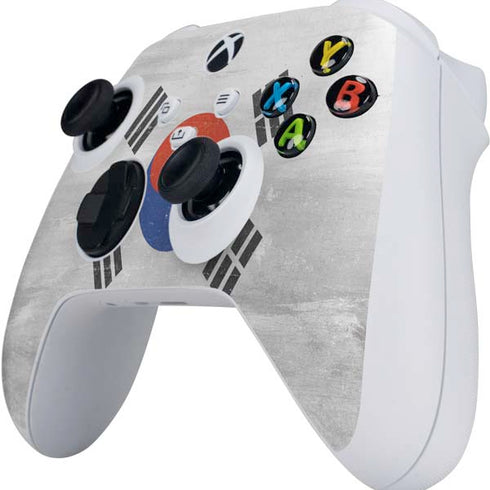 South Korean Flag Distressed Xbox Series S Controller Skin