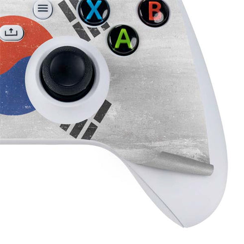 South Korean Flag Distressed Xbox Series S Controller Skin
