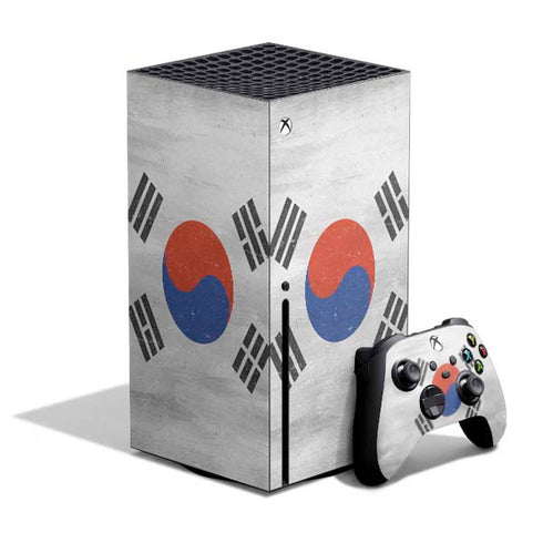 South Korean Flag Distressed Xbox Series X Bundle Skin