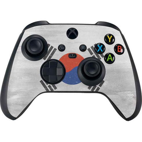 South Korean Flag Distressed Xbox Series X Controller Skin