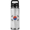 South Korean Flag Distressed YETI Rambler 26oz Bottle Skin