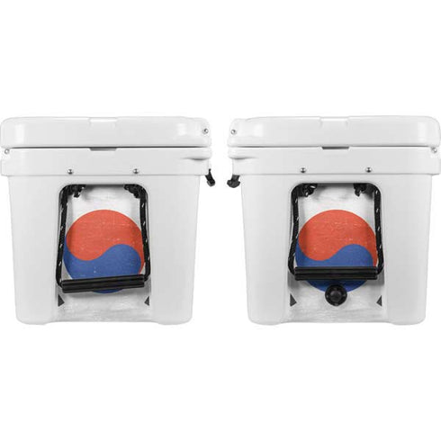 South Korean Flag Distressed YETI Tundra 35 Hard Cooler Skin